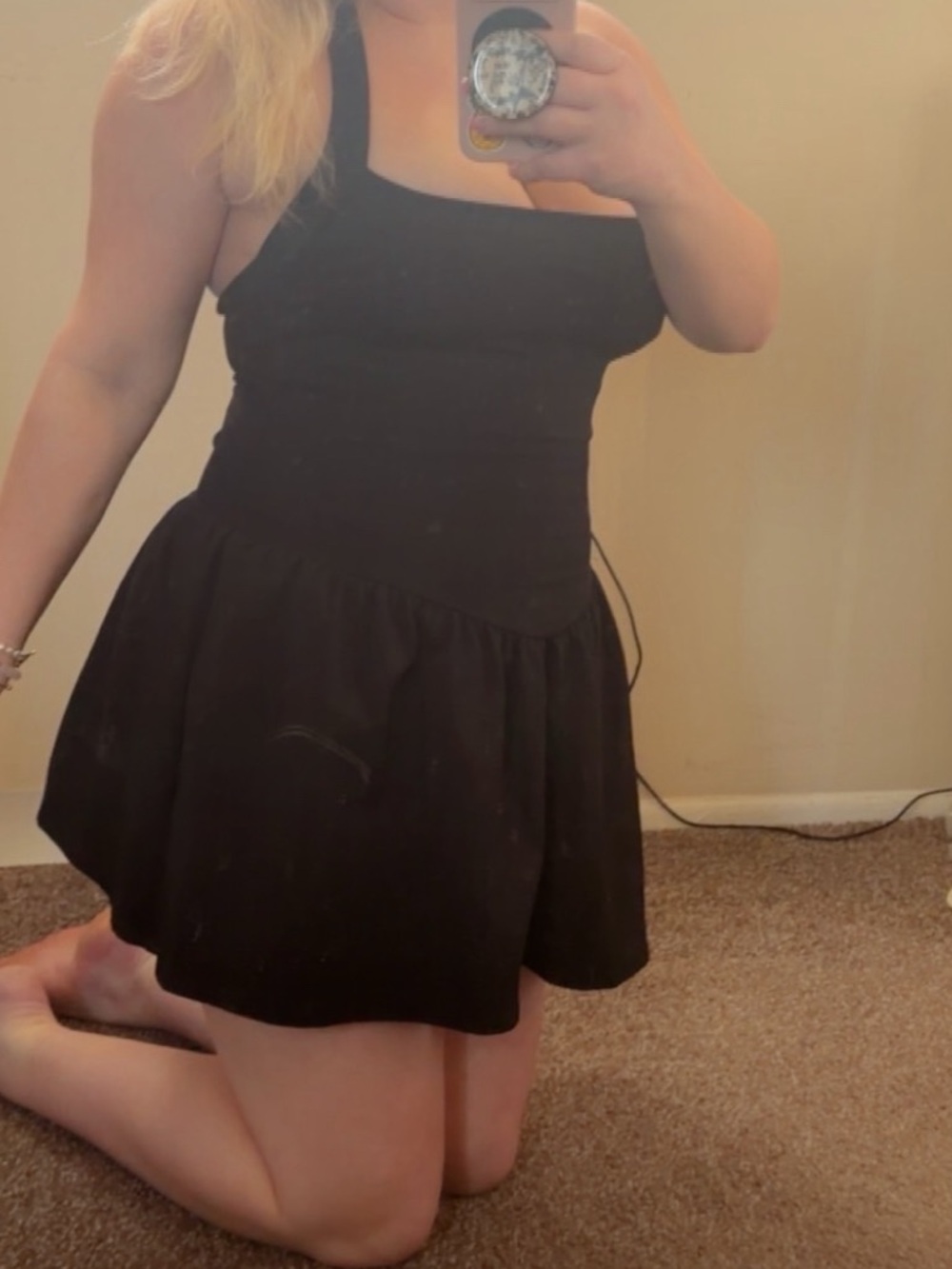 Adorable Drop Waist Halter Mini Dress ✨